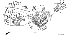 XR200R Головка цилиндров