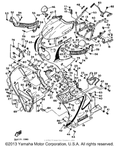 FZR750RT Fairing-cowling