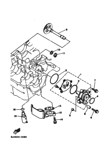 FZX250 Масляная помпа в сборе