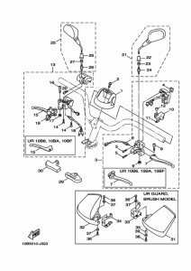 BX50N ハンドルスイツチ & レバー