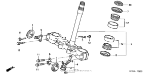 XR250R Траверса нижняя