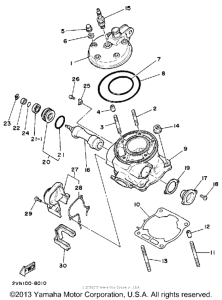 YZ125U Цилиндры