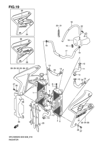 DR-Z400 Радиатор