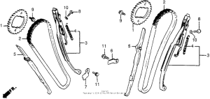 VT500C Цепь ГРМ