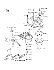ZR250 Воздушный фильтр