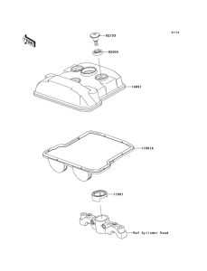  Крышка головки цилиндров