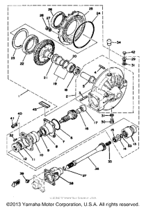 XS1100F Ведущий вал