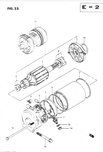 GV1400 Стартерный мотор