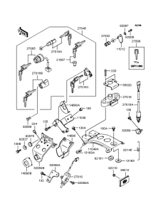 BJ250 Замок зажигания