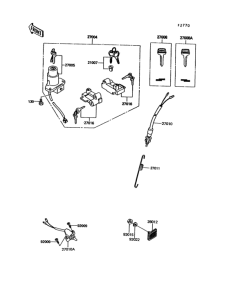 EX305 Замок зажигания