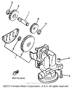 XVZ12L Масляный насос