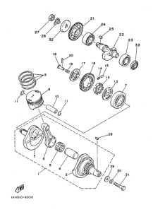 XT225 ｸﾗﾝｸｼﾔﾌﾄ.ﾋﾟｽﾄﾝ