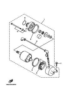 YP250 ｽﾀｰﾃｲﾝｸﾞﾓｰﾀ