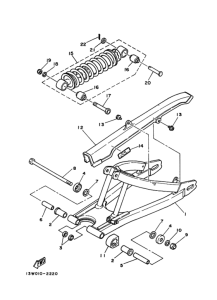RZ125 ﾘﾔｱｰﾑ. ﾘﾔｻｽﾍﾟﾝｼﾖﾝ