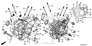 NSA700 Картер двигателя
