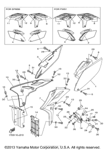  Боковые обтекатели , масляный бочек