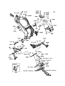 ZR1000 Рама ,крепежные детали