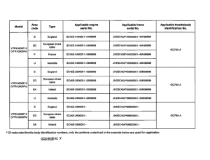 VTR1000SP *Applicable serial numbers