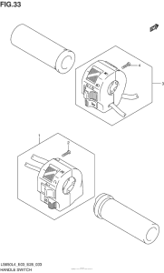 LS650 Рулевые переключатели