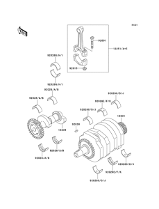 EX250 Вал коленчатый