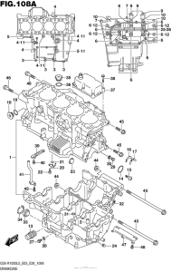 GSX-R1000 Картер двигателя