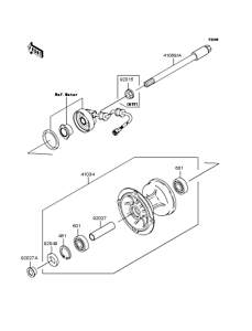 Переднее колесо