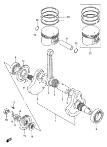 LS650 Вал коленчатый