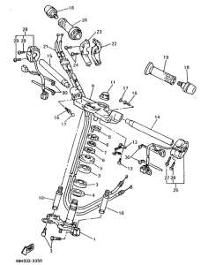 GTS1000 Manubrio . cable