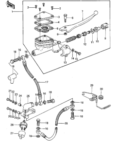  Передний тормозной цилиндр