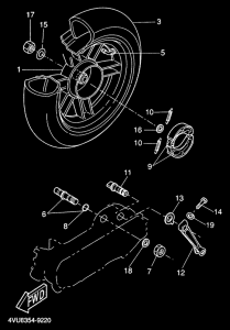 CW50 Переднее колесо