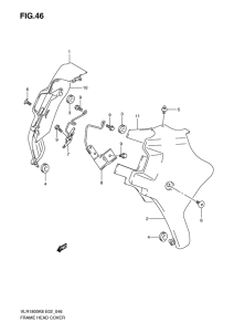 VLR1800 Frame head cover