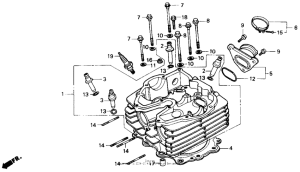  Головка цилиндров