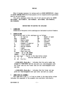 GSX-R1000 Catalog preface