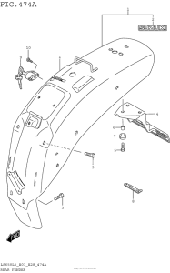 LS650 Задний бампер