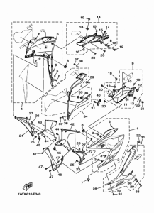 YZF-R25 カウリング 1