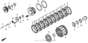 ST1100 Сцепление