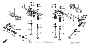 VT750C Распределительный вал