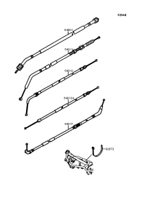 EL250 Тросы управления