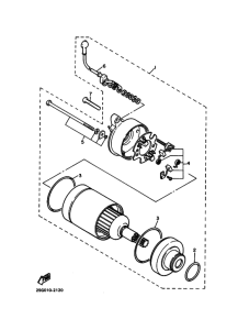 XC180 Starting motor set