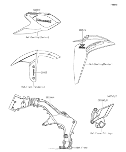 ZR1000 Decals(Green) / (Black)(Cn)(Gff)
