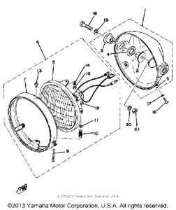 XS400_2F - 1979 Фара
