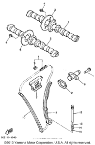 XJ700N Camshaft-chain