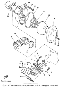 RT100A Воздушный фильтр