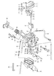 DR350 Carburetor assy