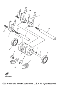 WR250F Копирный вал