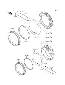 KLE500 Покрышки