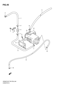 GS500 Адсорбер с активированным углем в сборе