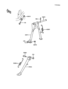 Z305 Подножка