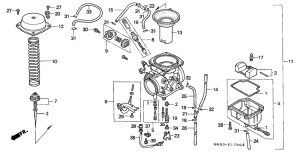 NX650 Carburetor assy