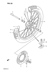 RM125 Transom + tube